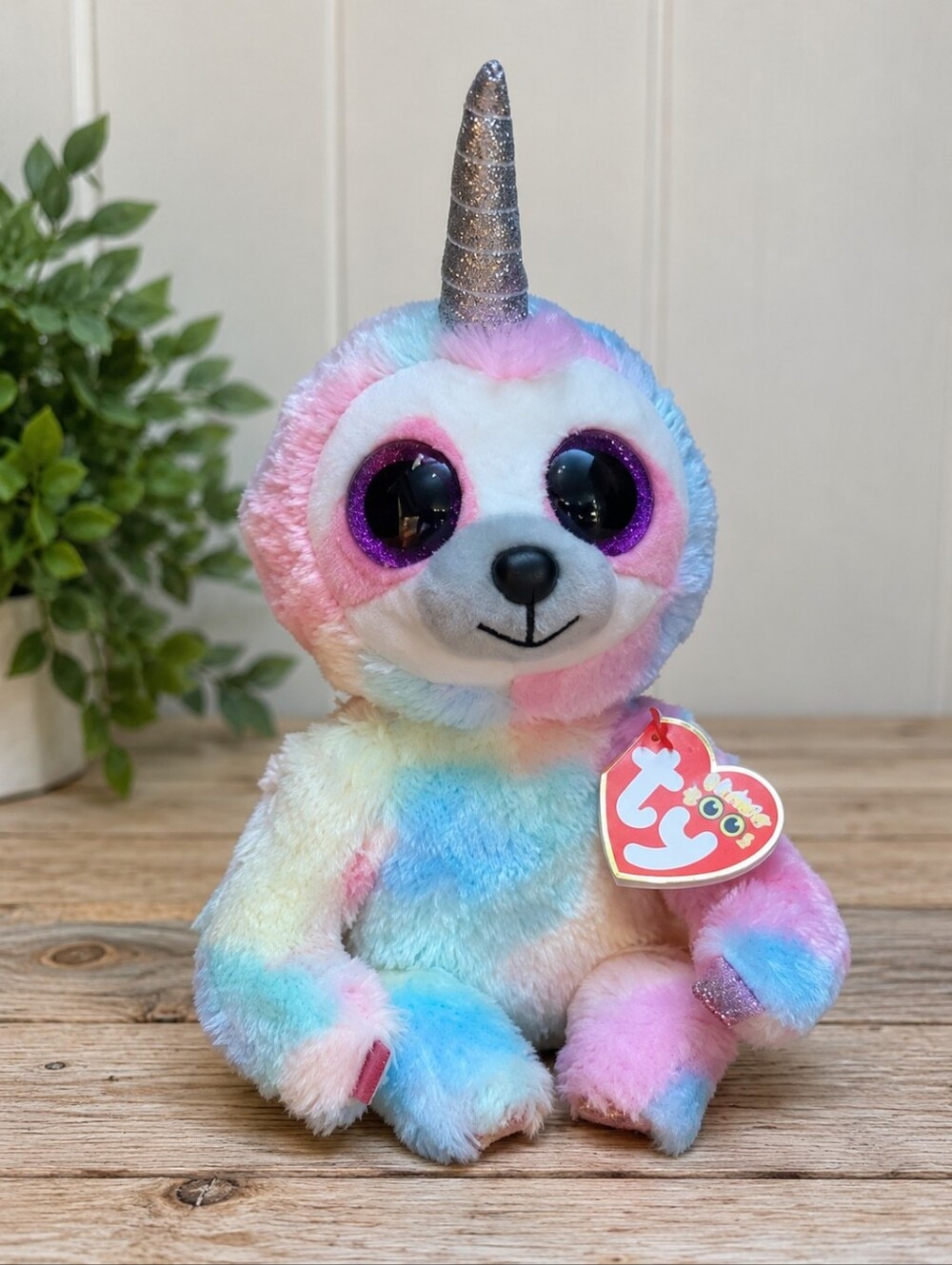 Ty Beanie Boos Cooper The Unicorn Sloth Unisloth  2019